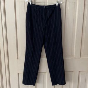 Etcetera black with purple pinstripe dress pants